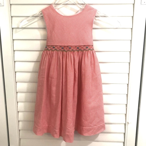 Edgehill Collection Other - Edgehill Collection Smocked Seersucker Dress